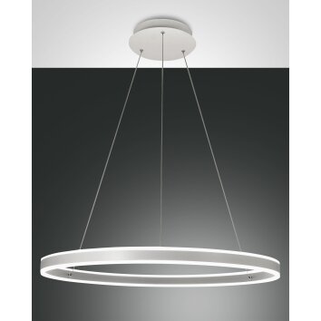 Fabas Luce Palau Lampa Wisząca LED Biały, 1-punktowy