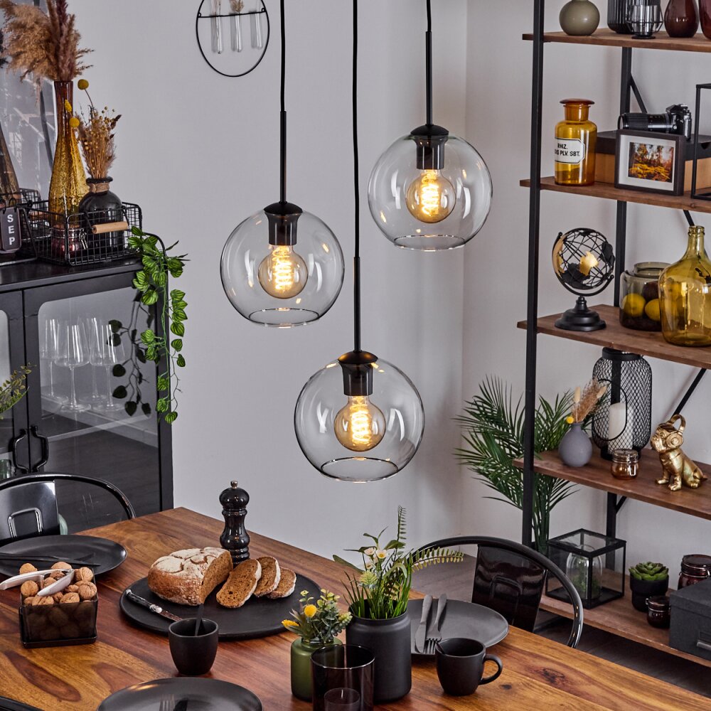 Koyoto Lampa Sufitowa Szkło 20 cm Przezroczysty, 3-punktowe main product photo