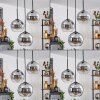 Koyoto  Lampa Sufitowa Szkło 20 cm Przezroczysty, Przydymiony, 3-punktowe