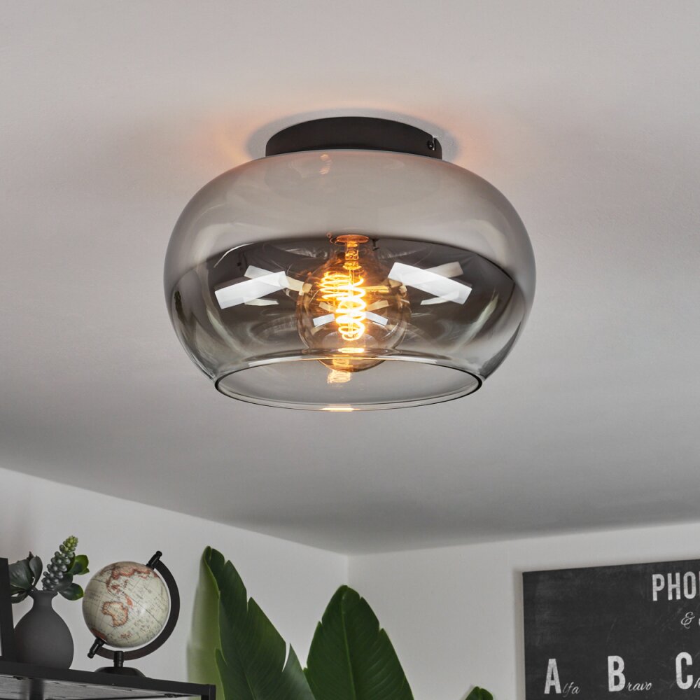 Molloy Lampa Sufitowa Przezroczysty, Przydymiony, 1-punktowy main product photo