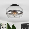 Molloy Lampa Sufitowa Przezroczysty, Przydymiony, 1-punktowy