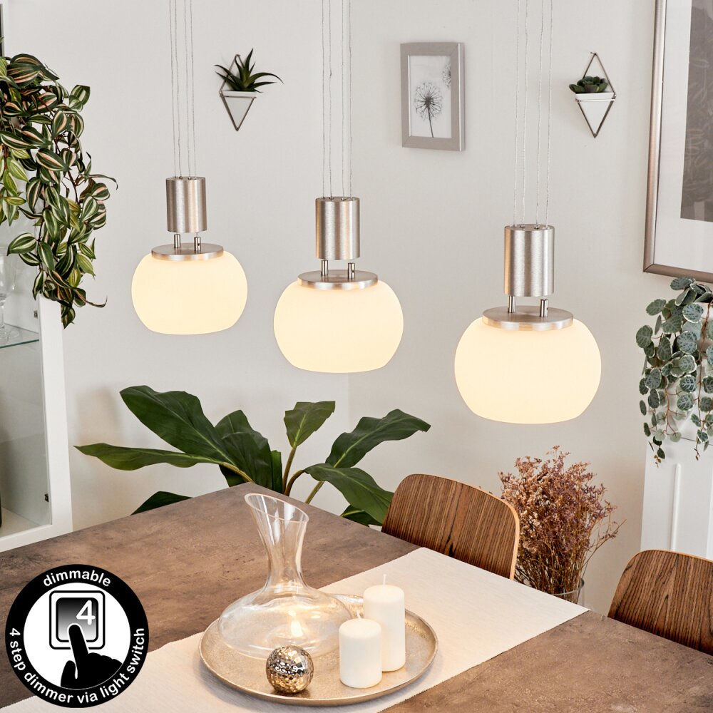 Izenave Lampa Wisząca LED Nikiel matowy, 3-punktowe main product photo