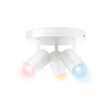 Philips WiZ IMAGEO Lampa Sufitowa LED Biały, 3-punktowe, Zmieniacz kolorów