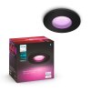 Philips Hue Xamento Oprawa wpuszczana LED Czarny, 1-punktowy, Zmieniacz kolorów