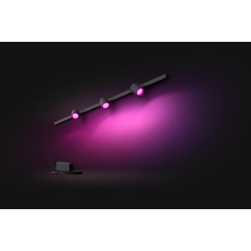 Philips Hue Perifo Lampa ścienna Zestaw podstawowy LED Czarny, 3-punktowe, Zmieniacz kolorów