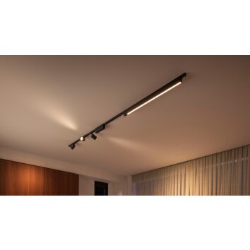 Philips Hue Perifo Lampa Sufitowa Zestaw podstawowy LED Czarny, 4-punktowe, Zmieniacz kolorów