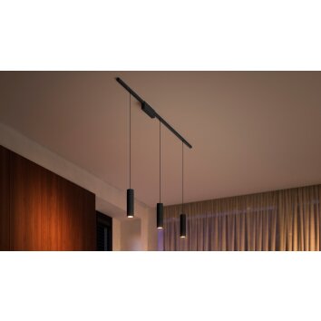Philips Hue Perifo Lampa Wisząca Zestaw podstawowy x 3 LED Czarny, 3-punktowe, Zmieniacz kolorów