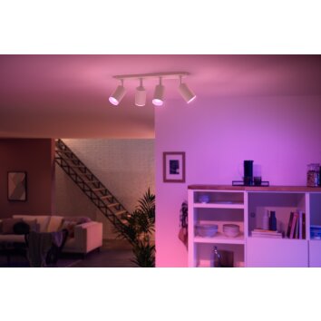 Philips Hue Fugato Lampa Sufitowa LED Biały, 4-punktowe, Zmieniacz kolorów