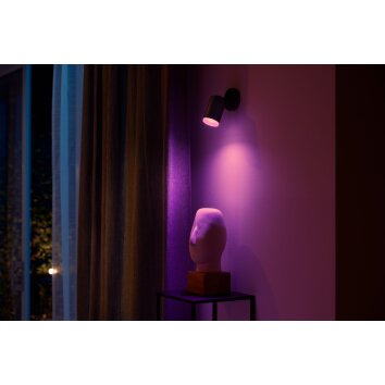 Philips Hue Fugato Lampa Sufitowa LED Czarny, 1-punktowy, Zmieniacz kolorów