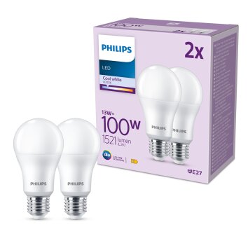 Philips Classic Zestaw 2 lamp LED E27 13 W 4000 kelwin 1521 lumenówów