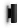 Philips Hue Appear Zewnętrzny kinkiet Zestaw x 2 LED Czarny, 2-punktowe, Zmieniacz kolorów