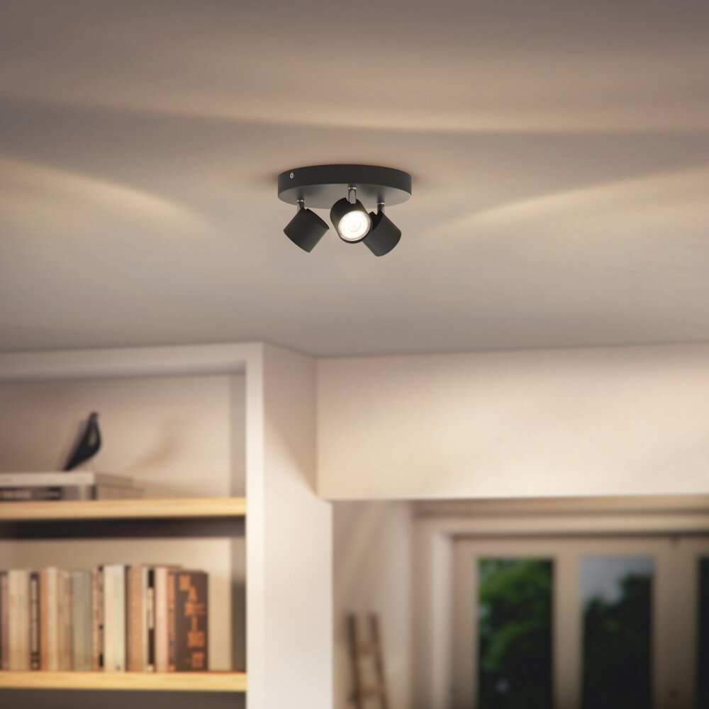 Philips Star Lampa Sufitowa LED Czarny, 3-punktowe main product photo