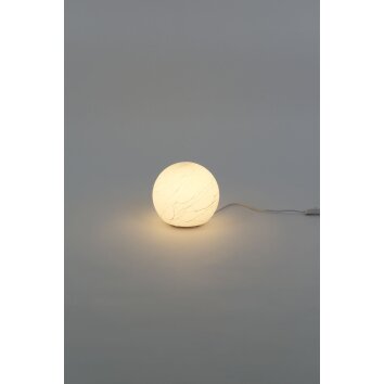 Holländer MOON lampka nocna Biały, 1-punktowy