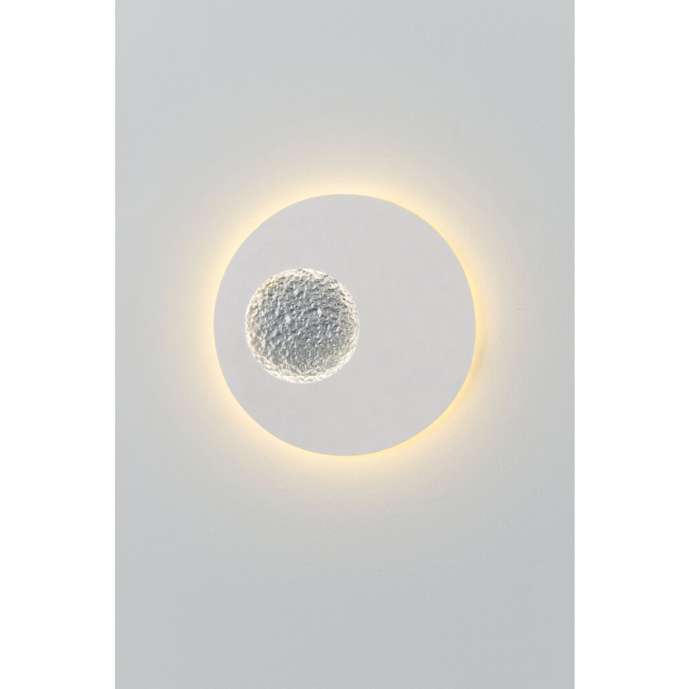 Holländer LUNA Lampa ścienna LED Srebrny, Biały, 2-punktowe main product photo