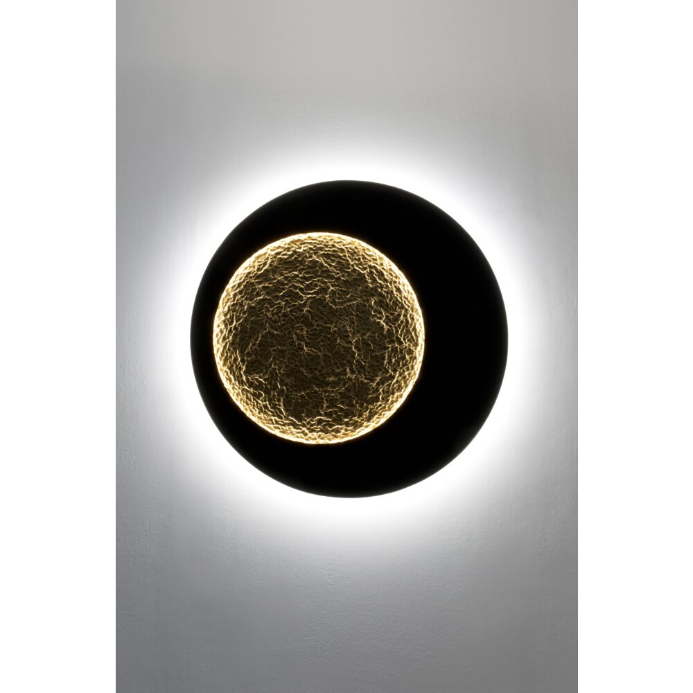 Holländer PLENILUNIO Lampa ścienna LED Brązowy, Złoty, Czarny, 2-punktowe main product photo