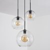 Koyoto  Lampa Wisząca Szkło 20 cm, 25 cm, 30cm Przezroczysty, 3-punktowe