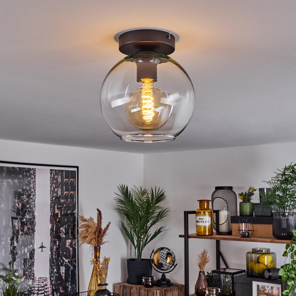Koyoto Lampa Sufitowa Szkło 20 cm Przezroczysty, 1-punktowy main product photo