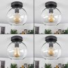 Koyoto  Lampa Sufitowa Szkło 20 cm Przezroczysty, 1-punktowy