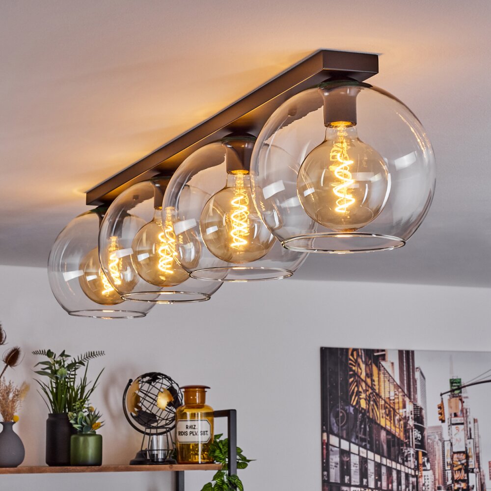 Koyoto Lampa Sufitowa Szkło 25 cm Przezroczysty, 4-punktowe main product photo