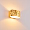 Rapar Lampa ścienna Chrom, Złoty, 1-punktowy