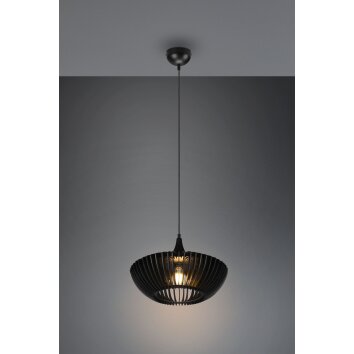 Trio Colino Lampa Wisząca Czarny, 1-punktowy