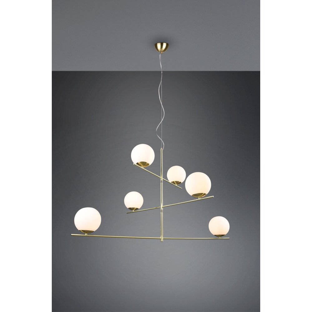 Trio Pure Lampa Wisząca Mosiądz, 6-punktowe main product photo