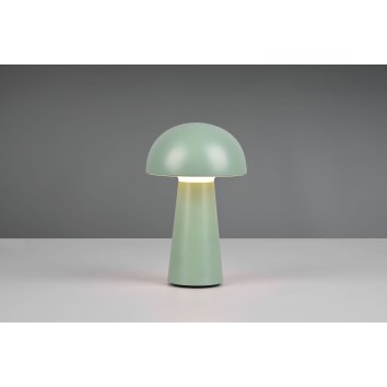 Reality Lennon Lampa stołowa LED Zielony, 1-punktowy