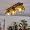 Koyoto  Lampa Wisząca Szkło 15 cm Złoty, Przezroczysty, 3-punktowe