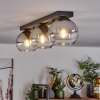 Koyoto  Lampa Wisząca Szkło 15 cm Przezroczysty, Przydymiony, 3-punktowe