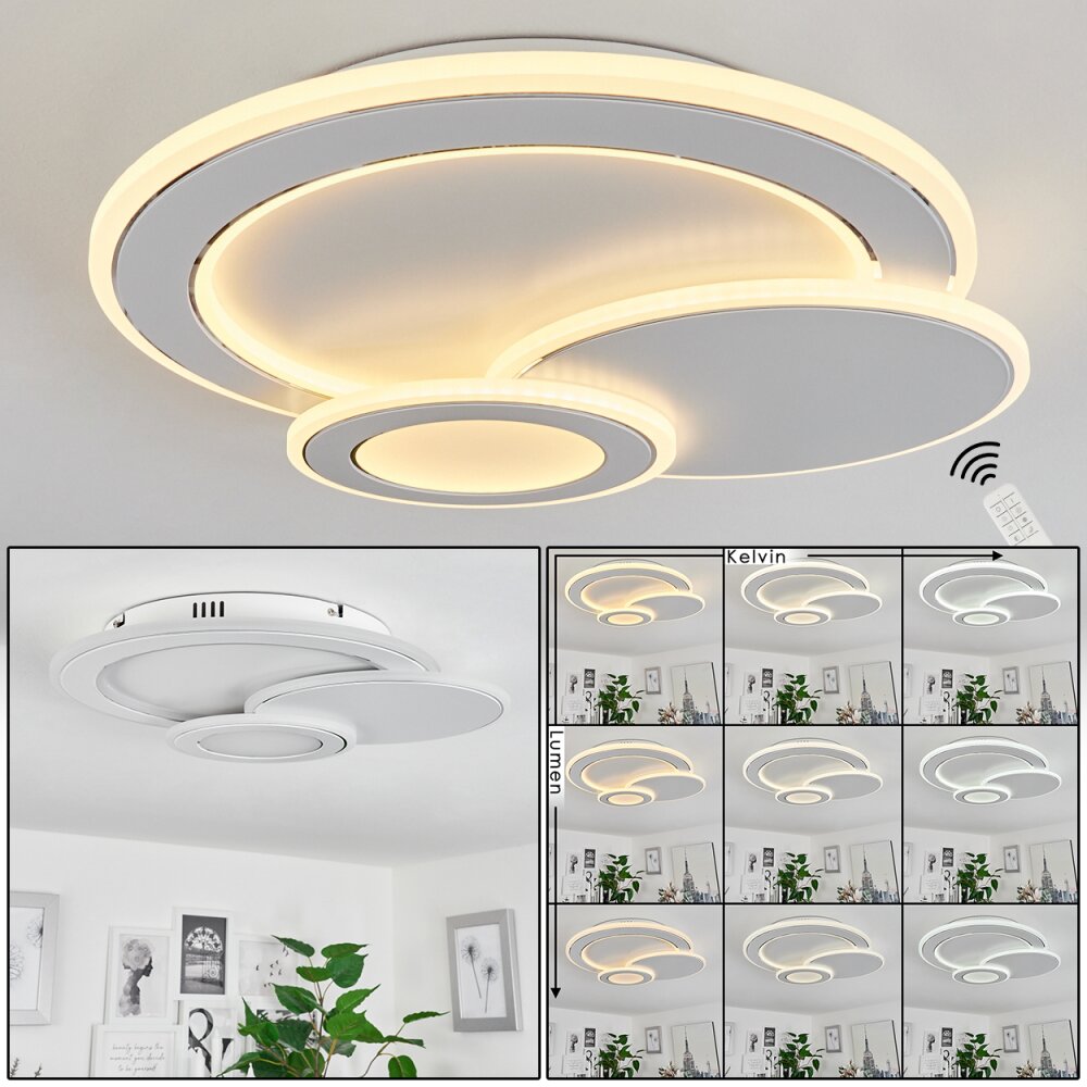 Tomazes Lampa Sufitowa LED Biały, 1-punktowy, Zdalne sterowanie main product photo