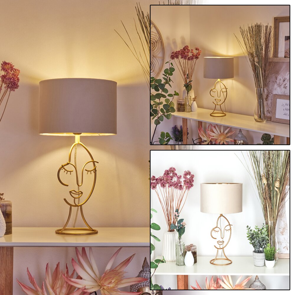 Burgueiros lampka nocna Złoty, 1-punktowy main product photo
