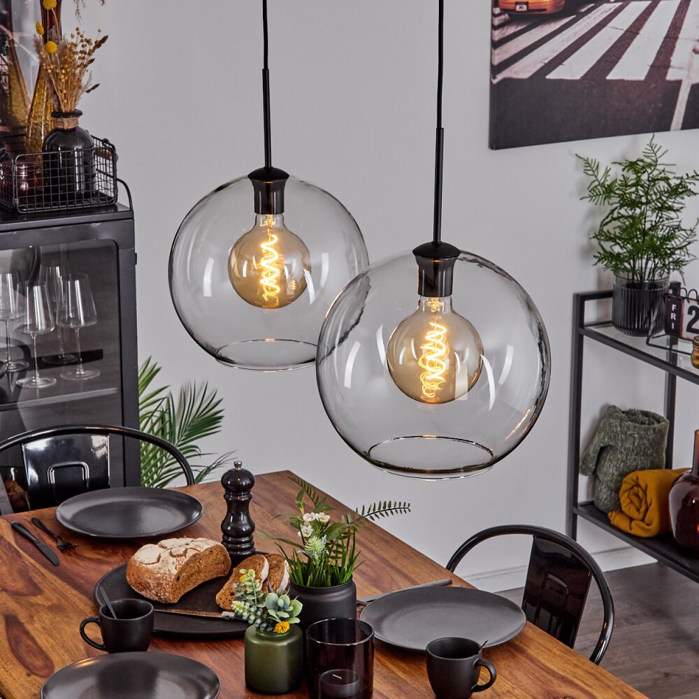 Koyoto Lampa Wisząca Szkło 30 cm Przezroczysty, 2-punktowe main product photo