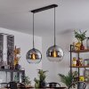 Koyoto  Lampa Wisząca Szkło 30 cm Przezroczysty, Przydymiony, 2-punktowe