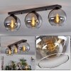 Koyoto  Lampa Sufitowa Szkło 20 cm Przezroczysty, Przydymiony, 3-punktowe