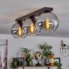 Koyoto  Lampa Sufitowa Szkło 20 cm Przezroczysty, Przydymiony, 3-punktowe