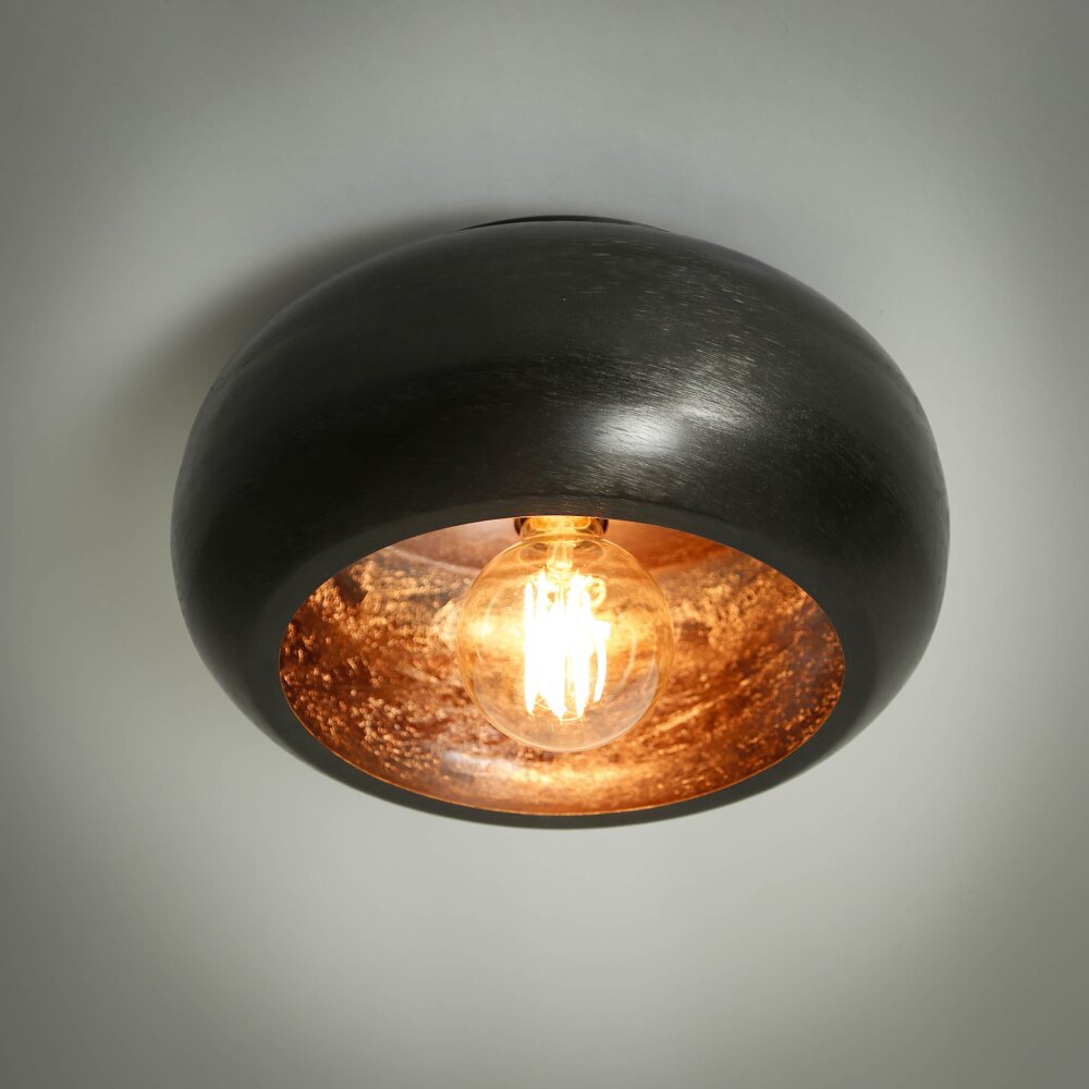 Gralhos Lampa Sufitowa Stare Złoto, Czarny, 1-punktowy main product photo