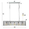 Trax Lampa Wisząca Antracytowy, 5-punktowe