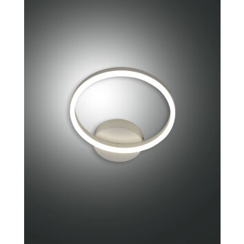 Fabas Luce Giotto Lampa ścienna LED Biały, 1-punktowy