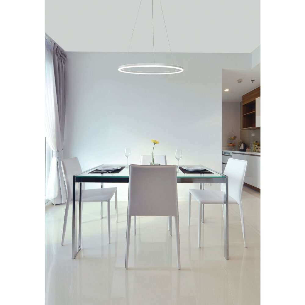 Fabas Luce Giotto Lampa Wisząca LED Biały, 1-punktowy main product photo