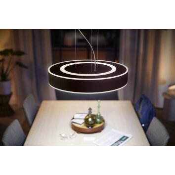 Philips Hue Enrave Lampa Wisząca LED Czarny, 1-punktowy, Zdalne sterowanie