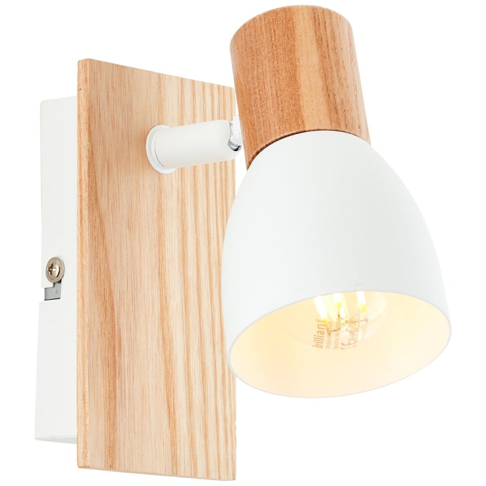 Brilliant Daintree Lampa ścienna Ecru, Biały, 1-punktowy main product photo
