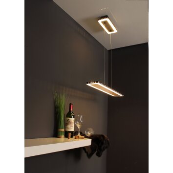 Luce Design Solaris Lampa Wisząca LED Złoty, Czarny, 1-punktowy