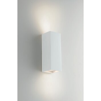Luce Design Foster Lampa ścienna może być pomalowany na kolory komercyjne, Biały, 2-punktowe