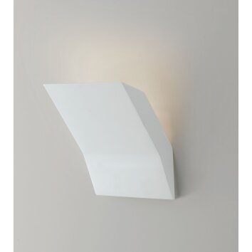 Luce Design Montblanc Lampa ścienna może być pomalowany na kolory komercyjne, Biały, 1-punktowy