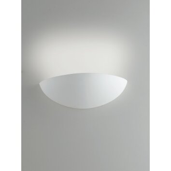 Luce Design Moritz Lampa ścienna może być pomalowany na kolory komercyjne, Biały, 1-punktowy