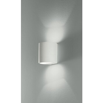 Luce Design Shine Lampa ścienna może być pomalowany na kolory komercyjne, Biały, 1-punktowy