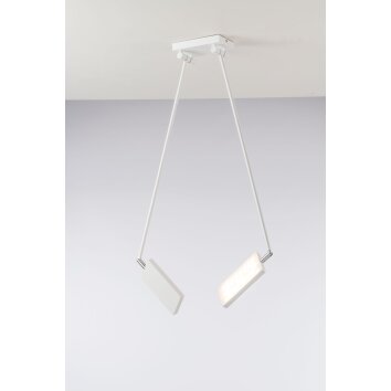 Luce Design Book Lampa Sufitowa LED Biały, 2-punktowe
