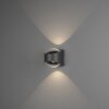 Konstsmide Bitonto Zewnętrzny kinkiet LED Antracytowy, 2-punktowe