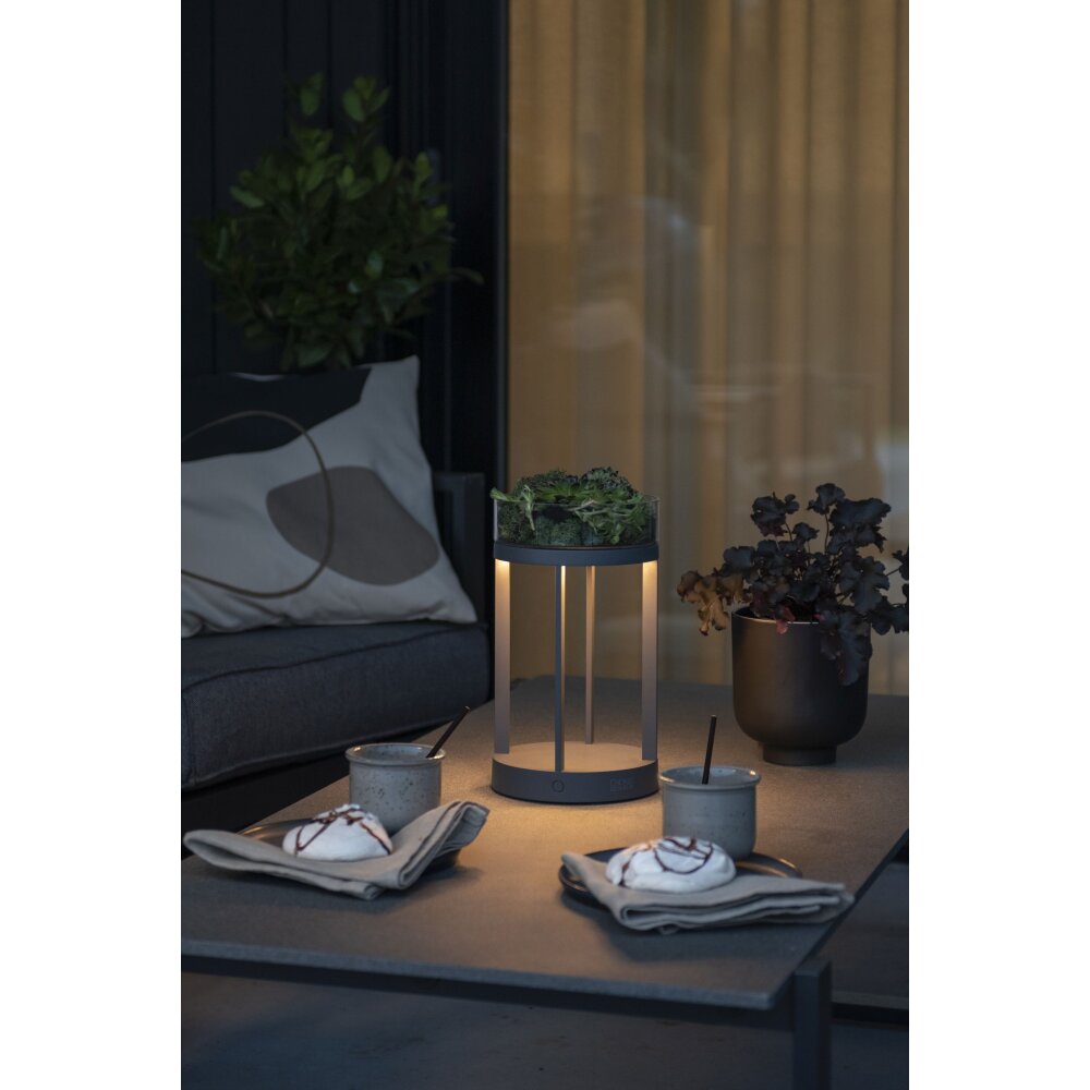 Konstsmide Chieti Lampa stołowa LED Szary, 1-punktowy main product photo