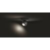 Philips Hue Buckram Lampa Sufitowa LED Czarny, 1-punktowy, Zdalne sterowanie